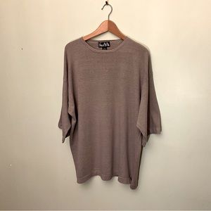 Krizia menswear size XL color taupe, length 28 inches, sleeves 12 inches.